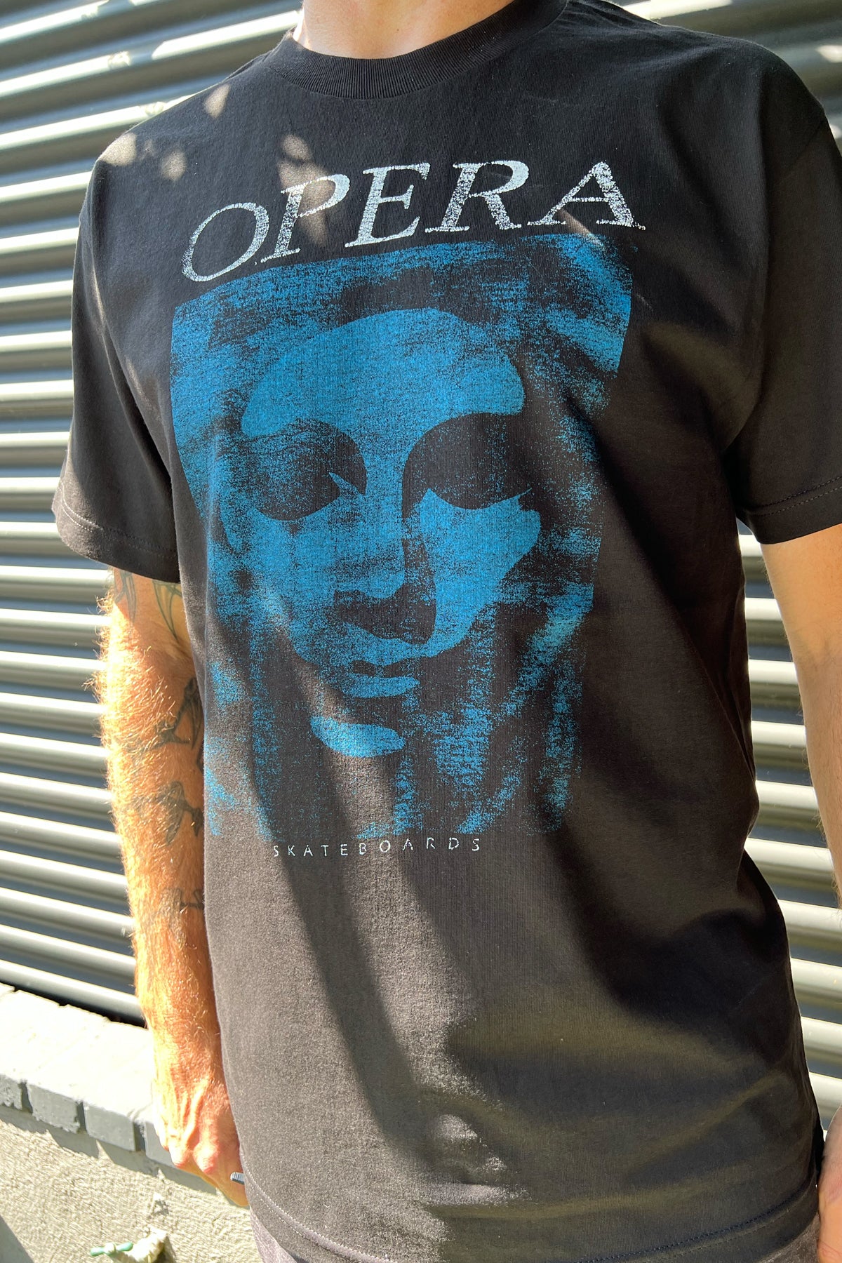 Mask Vintage Premium Tee - Black - Image 2
